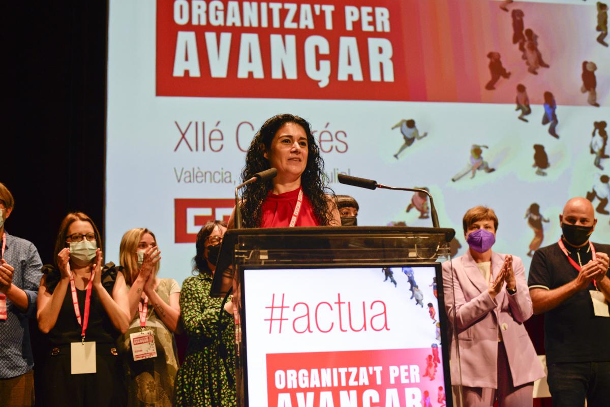 Ana Garca, secretaria general de CCOO PV.