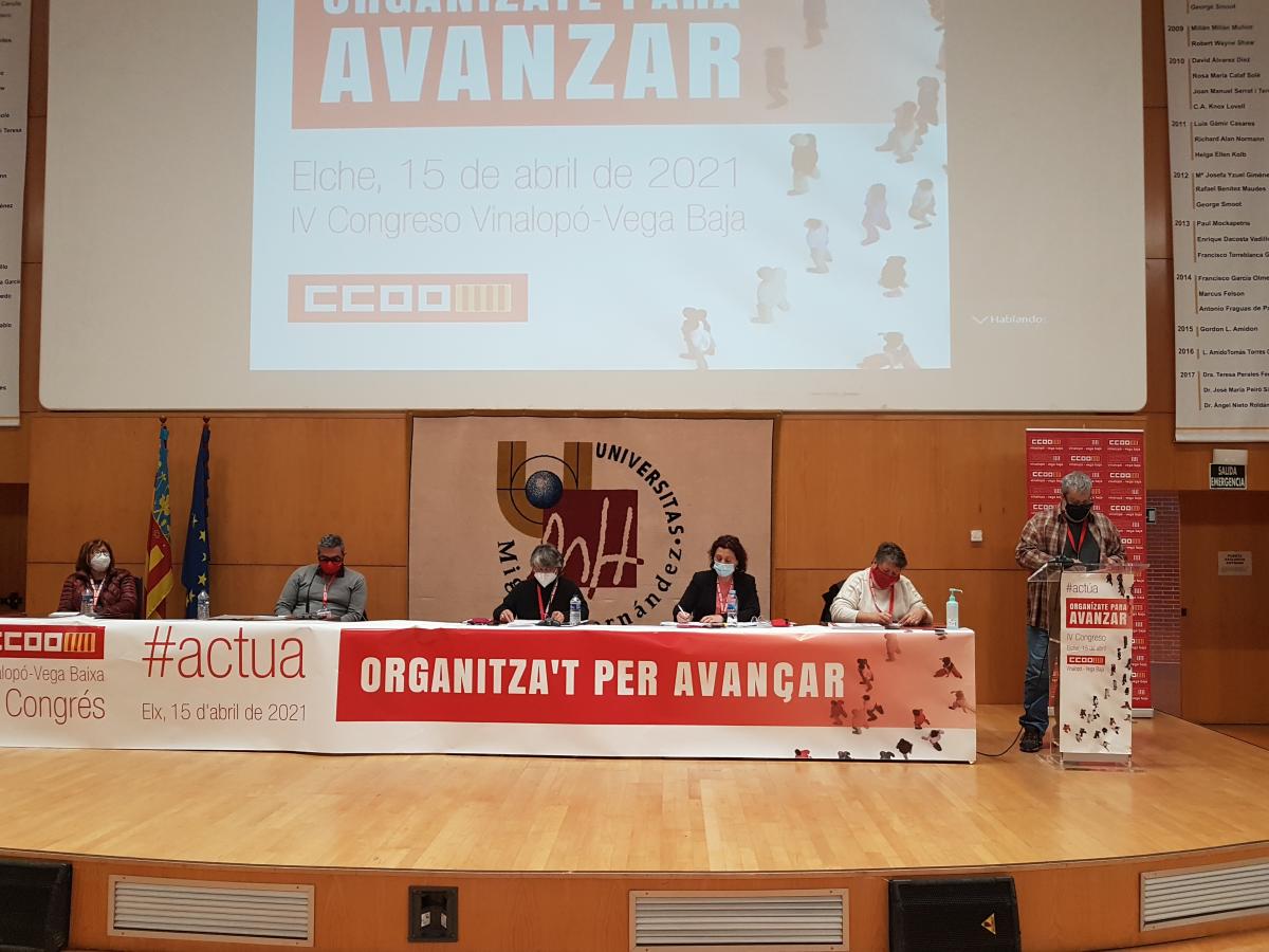 Congreso UI CCOO Vinalop Vega Baja